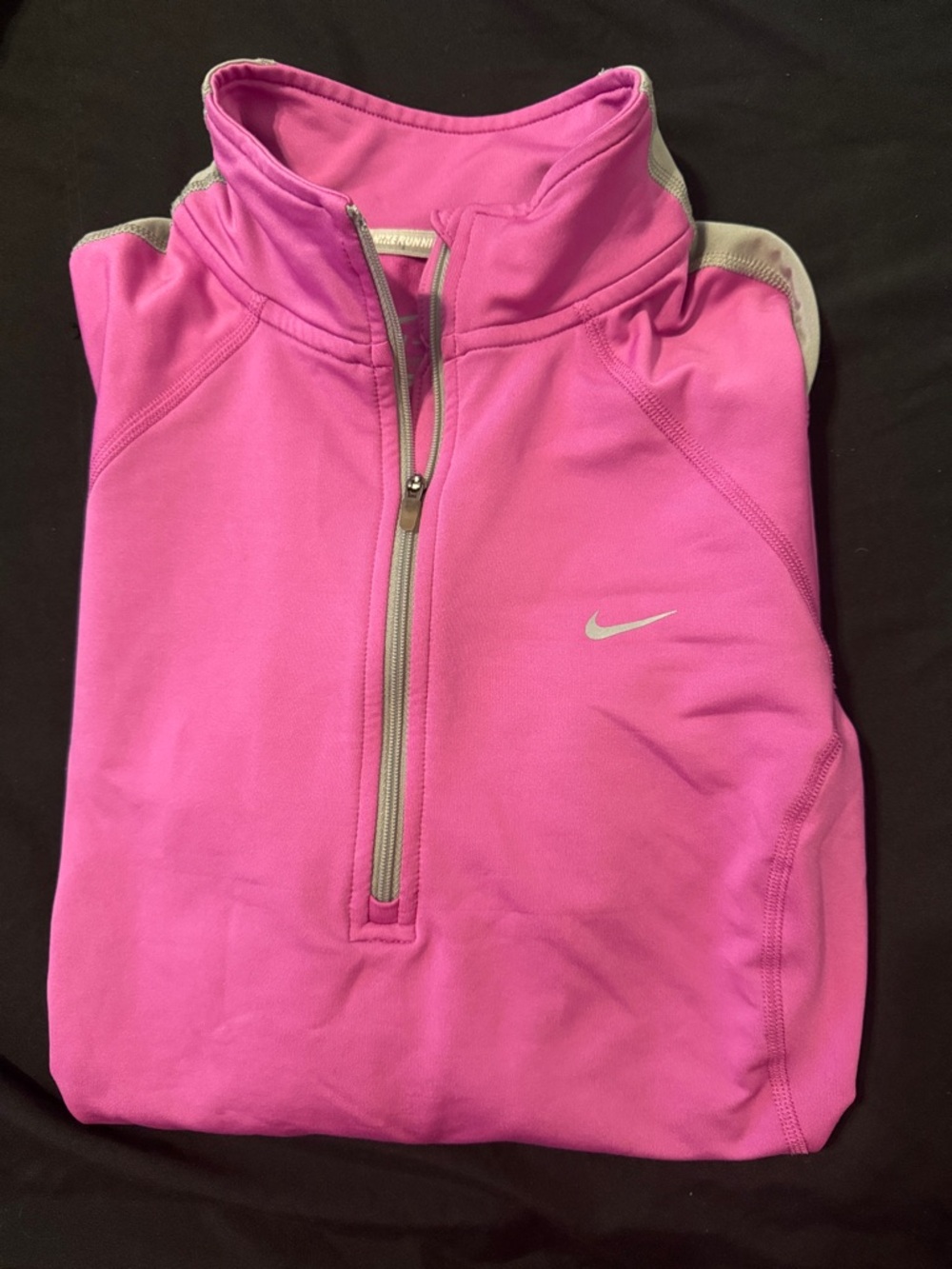 NWOT! Women’s Nike Pink Quarter-Zip Athletic Pullover Dri-Fit Size S